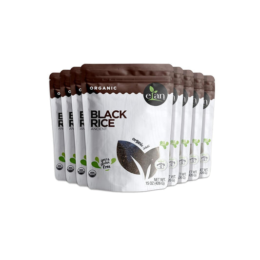 elan-organic-ancient-black-rice---non-gmo-gluten-free-vegan-kosher-high-fiber-antioxidant-rich-ancient-grains---8-pack-120-oz-1