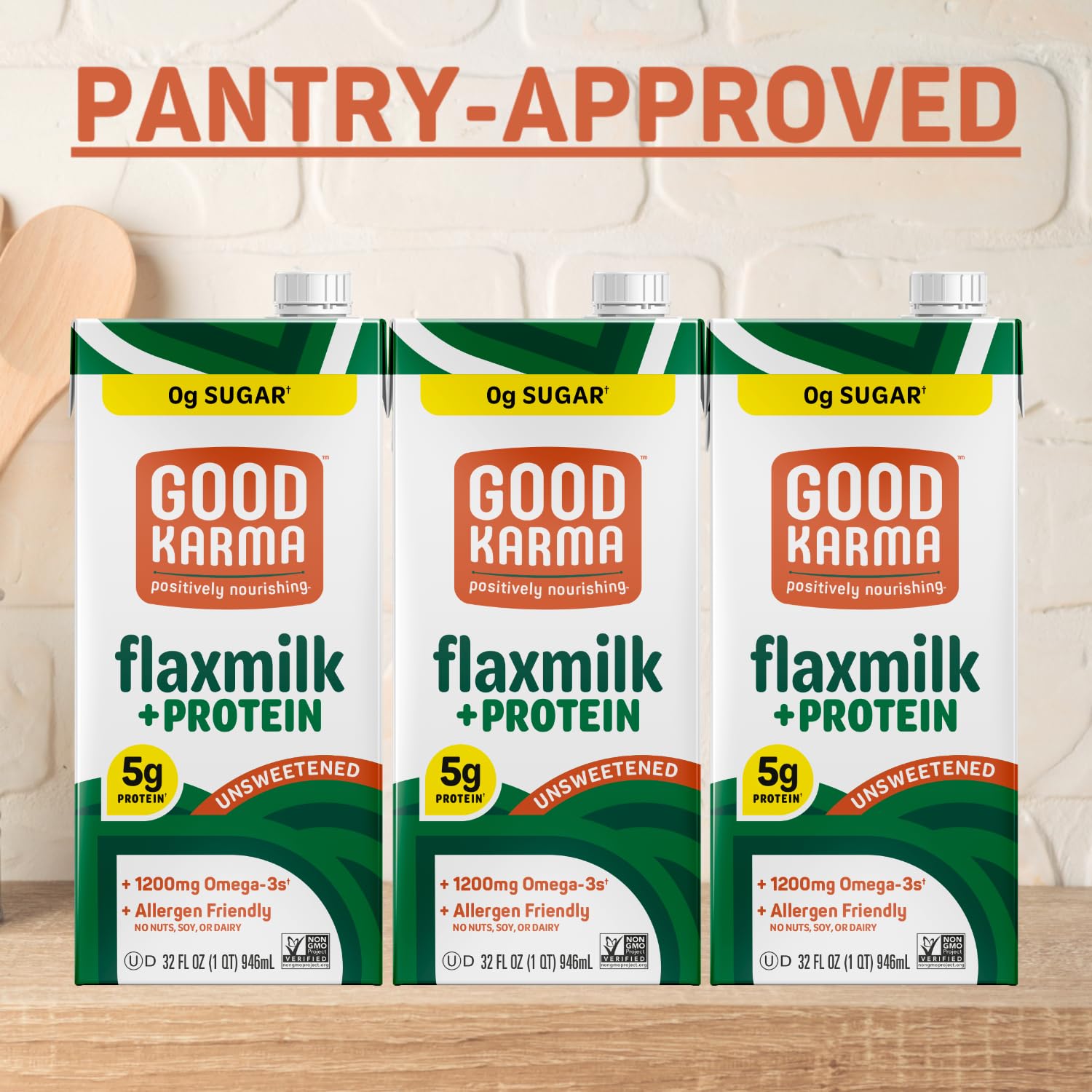 pack-of-6-good-karma-unsweetened-flaxmilk-protein-32oz---plant-based-non-dairy-milk-alternative-with-5g-plant-protein-and-1200mg-omega-3-per-serving---vegan-lactose-free-nut-free-shelf-stable-6