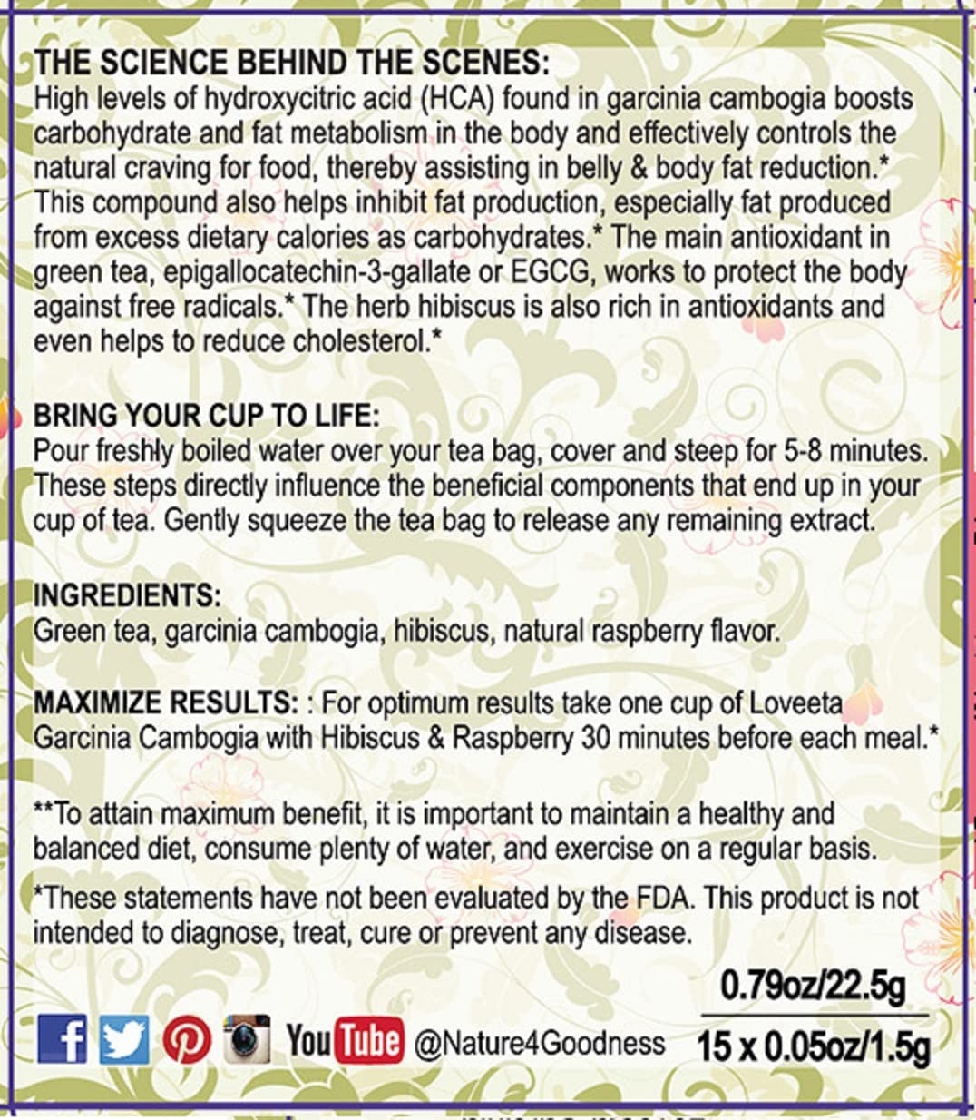 gmo-free-garcinia-cambogia-tea-with-raspberry-hibiscus---15-tea-bags-gluten-free-dairy-free-sugar-free-100-natural-3