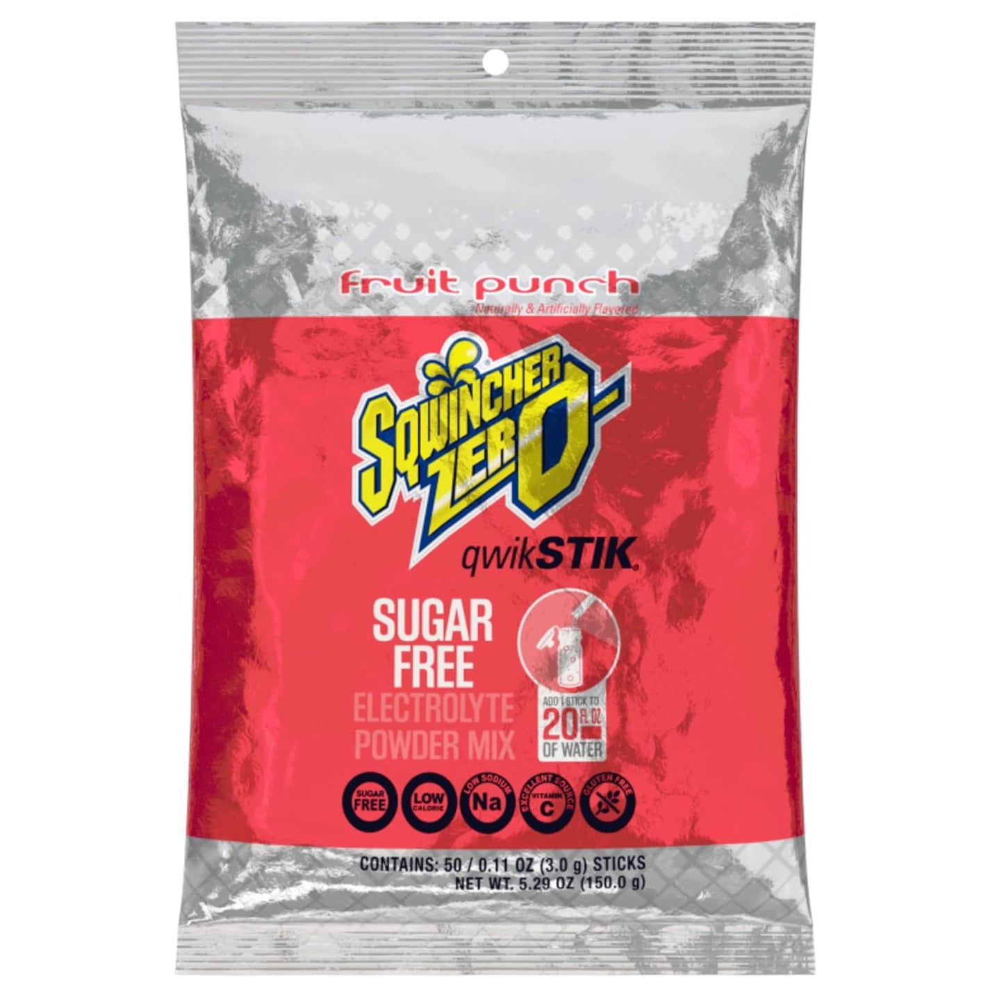 sqwincher-qwik-stick-fruit-punch-lite-electrolyte-drink-powder-concentrate---50-pack-makes-20-ounces-each-1