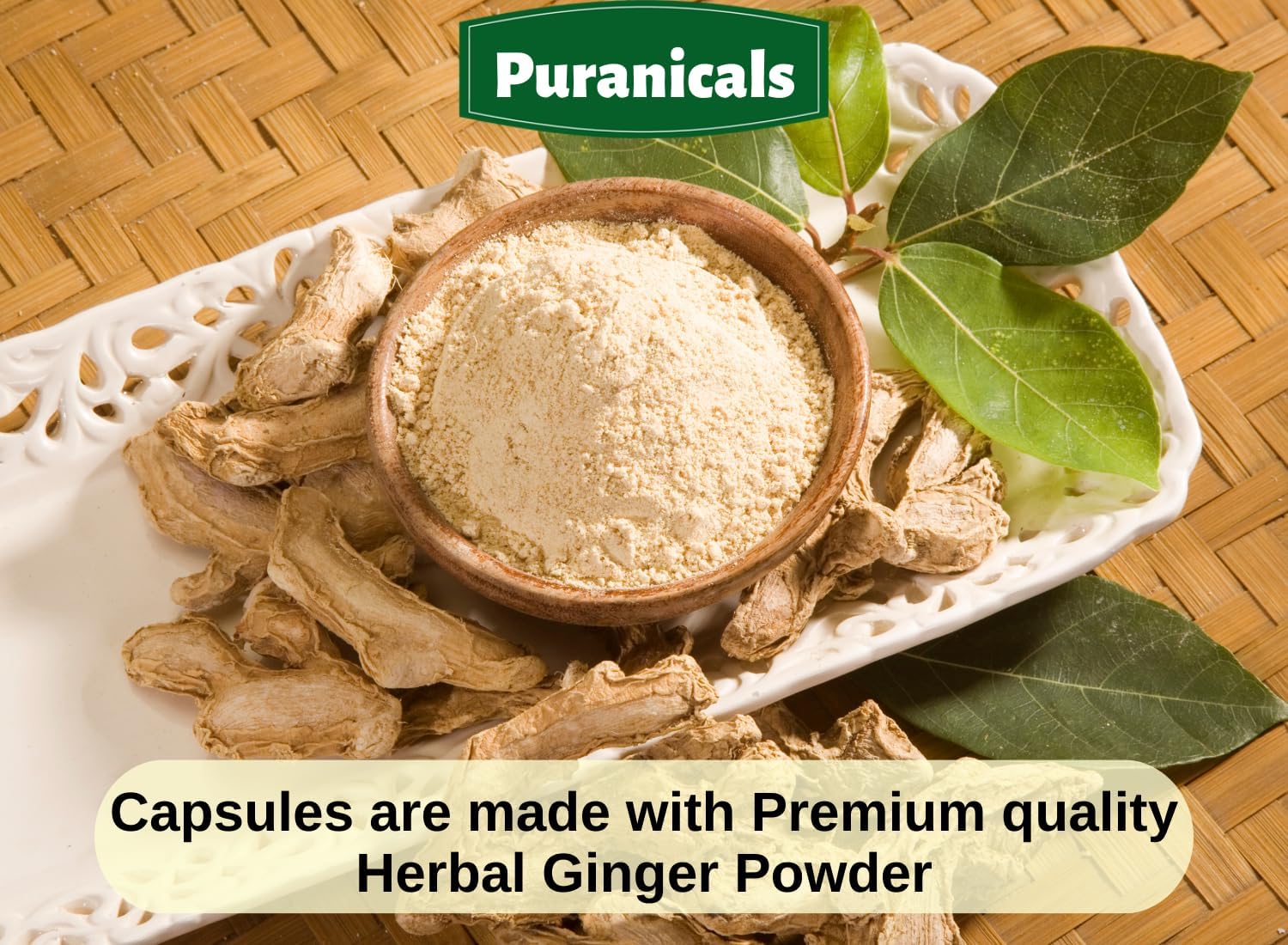 Ginger Root Powder Capsules - 320 Count | Non GMO & Gluten Free | 700mg Per Serving | Herbal Supplement made with Pure Ginger - Espot.com.au