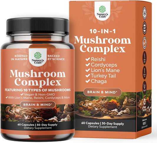 natures-craft-advanced-mushroom-complex-capsules---lions-mane-brain-health-supplement---memory-support-mental-clarity---60-capsules-1