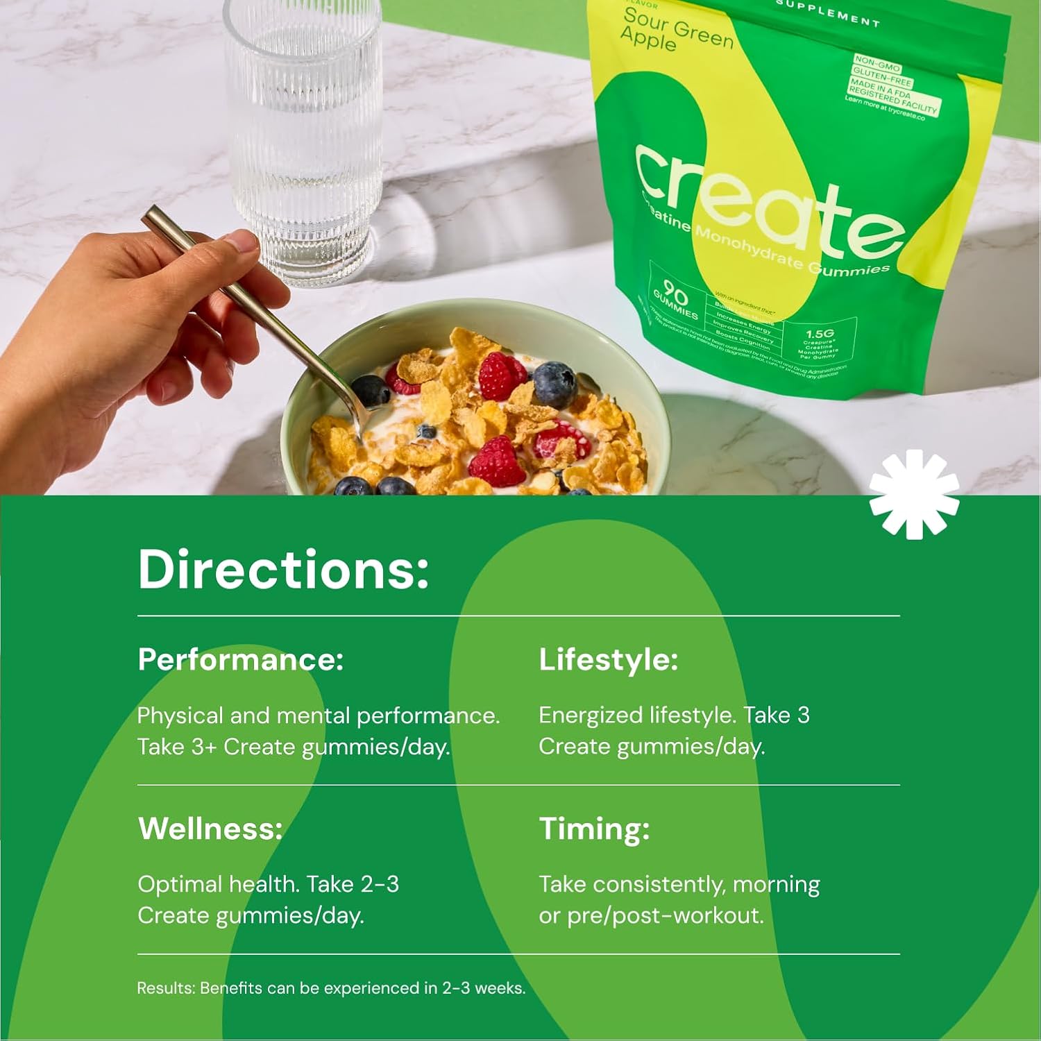 vegan-creatine-gummies---boost-focus-strength-endurance---15g-creatine-per-gummy---sour-green-apple-flavor---gluten-free-non-gmo---90-count-9