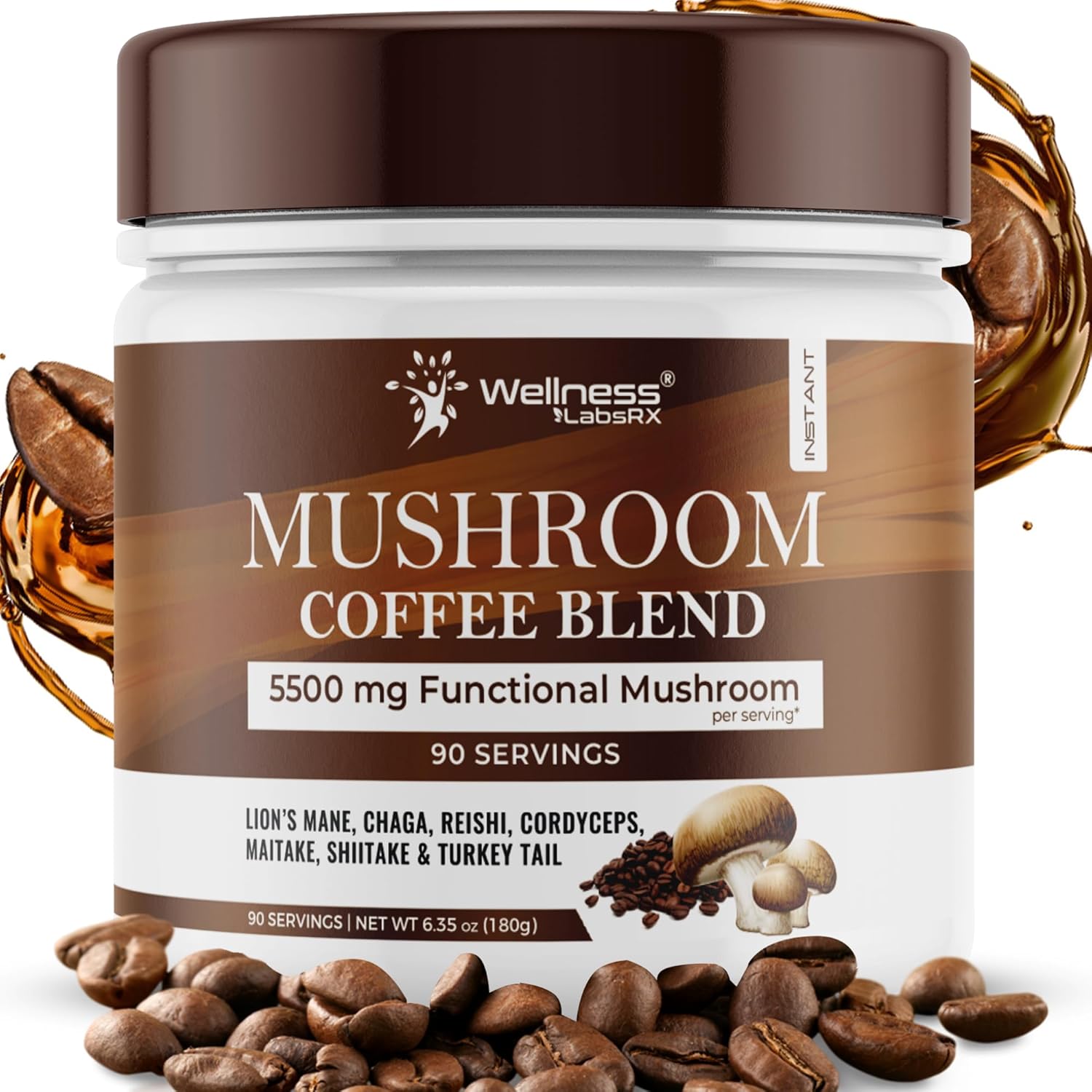 organic-mushroom-coffee-blend-with-lions-mane-chaga-reishi---colombian-keto-coffee-with-7-superfood-mushrooms---wellness-labsrx-90-servings-1