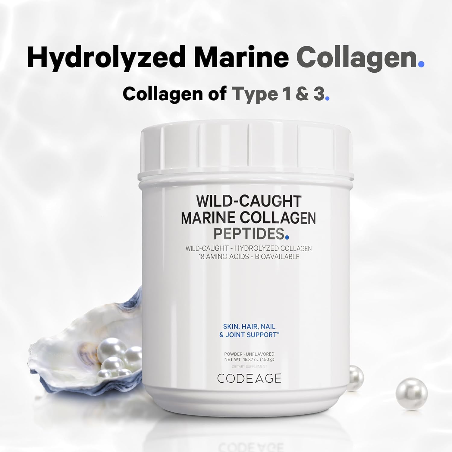 wild-caught-hydrolyzed-fish-collagen-peptides-powder---type-1-3-protein-supplement-for-skin-hair-nails---amino-acids---paleo-friendly---non-gmo---1587-oz-4