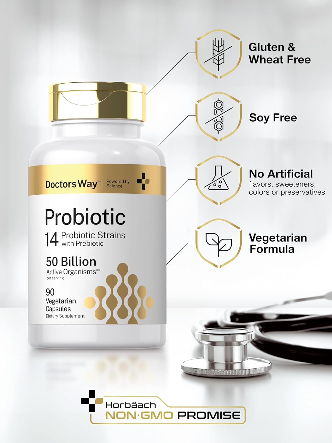 50-billion-probiotic-supplement-with-14-strains-prebiotic---90-capsules---doctors-way---vegetarian-non-gmo-gluten-free---for-men-and-women-5