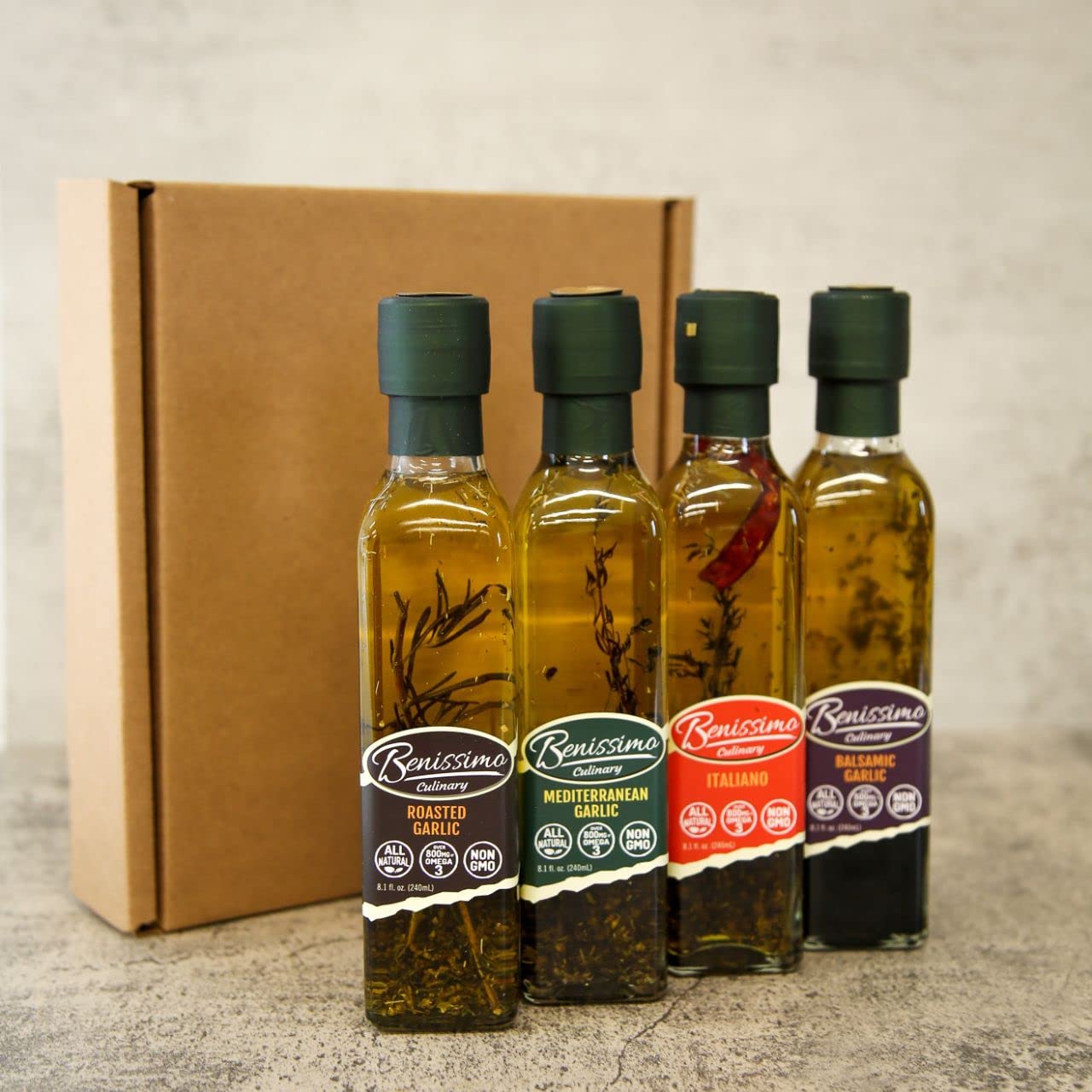 benissimo-herb-infused-cooking-oil-chef-pack---all-natural-italiano-roasted-garlic-mediterranean-garlic-balsamic-garlic---premium-quality-flavor-enhancers-2