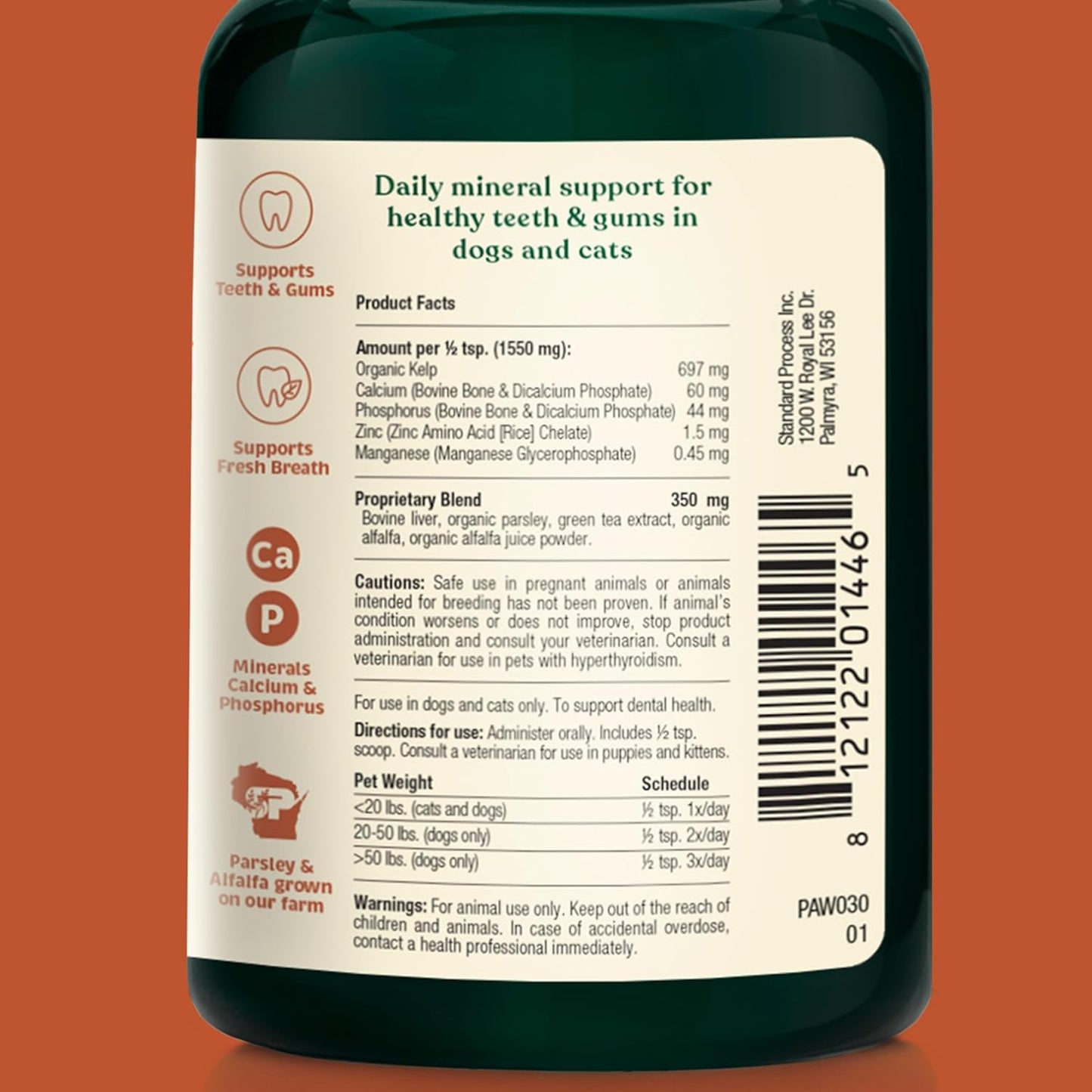 pet-dental-care-powder-for-cats-dogs---teeth-support-supplement-with-calcium-for-fresh-breath---tartar-control-plaque-removal---165g-2