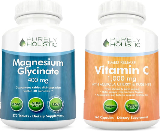 vegan-magnesium-glycinate-400mg-vitamin-c-1000mg-bundle---rosehip-acerola-cherry-bioflavonoid---270-tablets-365-capsules-1