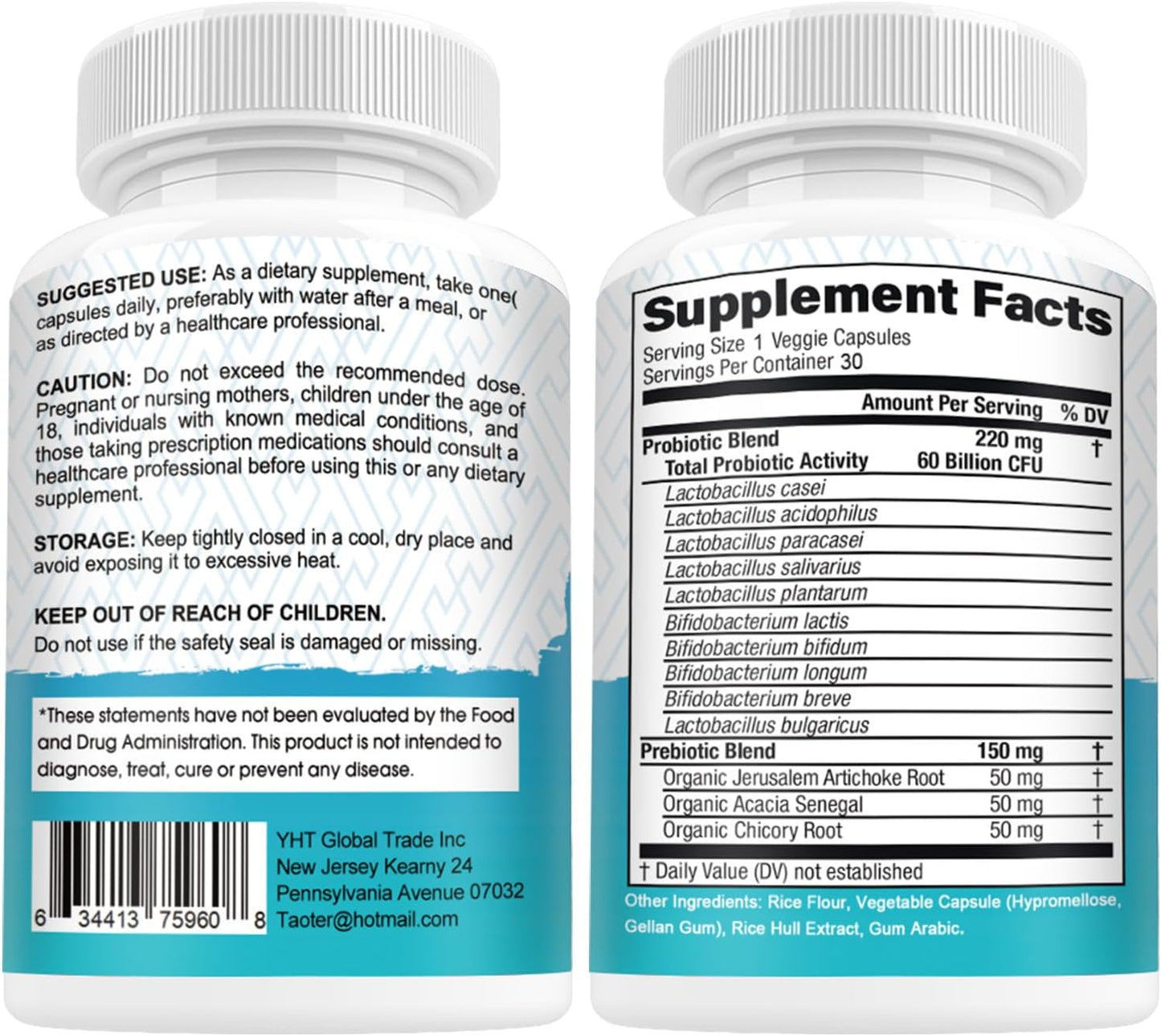 60-billion-cfu-probiotic-supplement-with-10-strains---prebiotics-and-probiotics-for-gut-health---supports-immune-system-ph-balance-diarrhea-gas-bloating---30-capsules-2