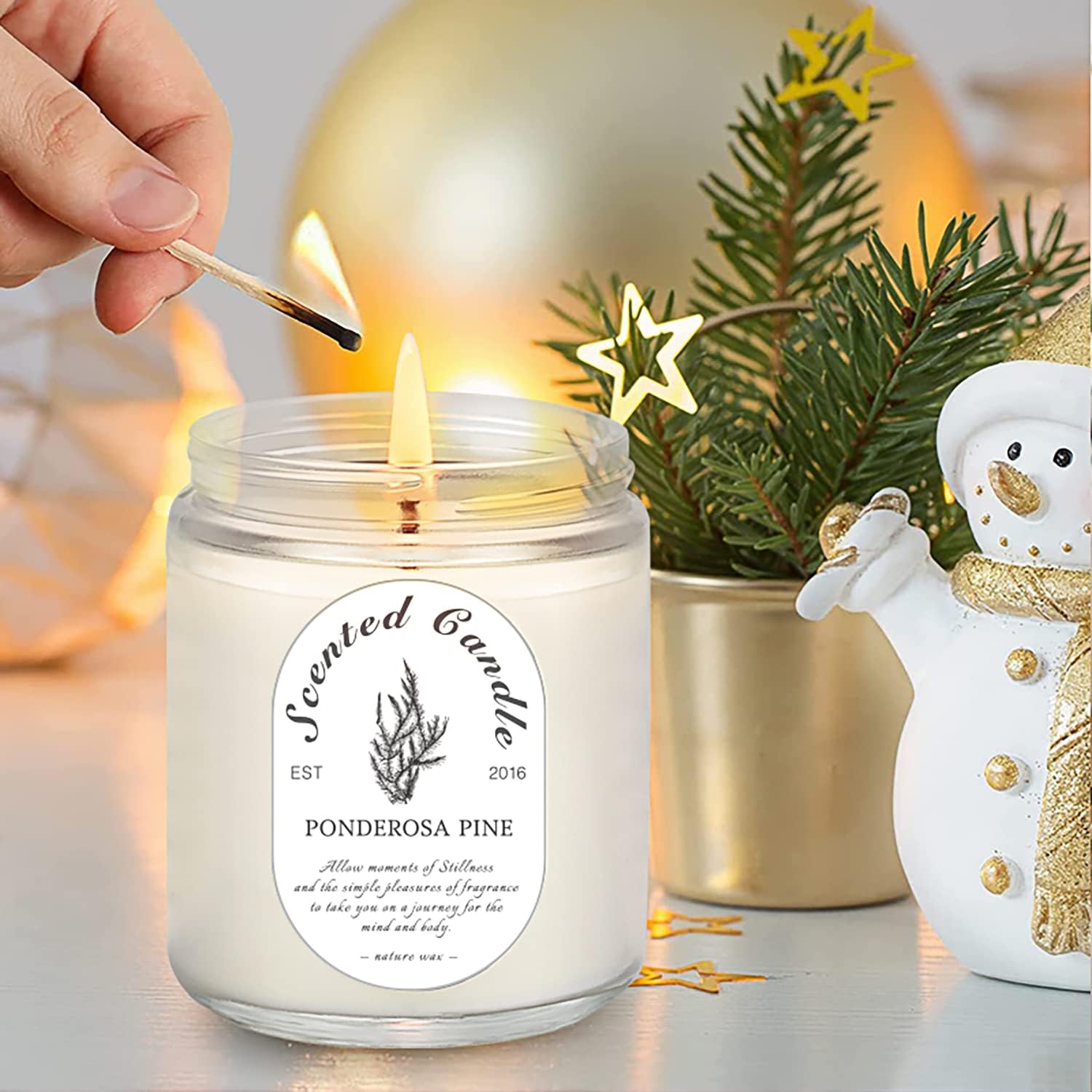 4-pack-lavender-scented-jar-candles---long-lasting-28-oz-200-hour-burn-time---gift-set-for-women---birthday-valentine-thanksgiving-mothers-day-7