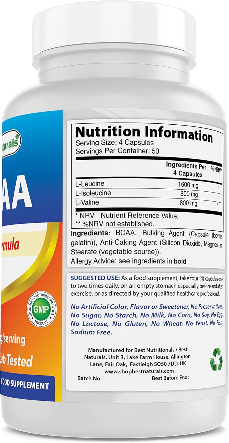 premium-100-pure-bcaa-branch-chain-amino-acid-capsules---3200mg-per-serving---pharmaceutical-grade-formula-for-muscle-growth---prepost-workout-supplement-2
