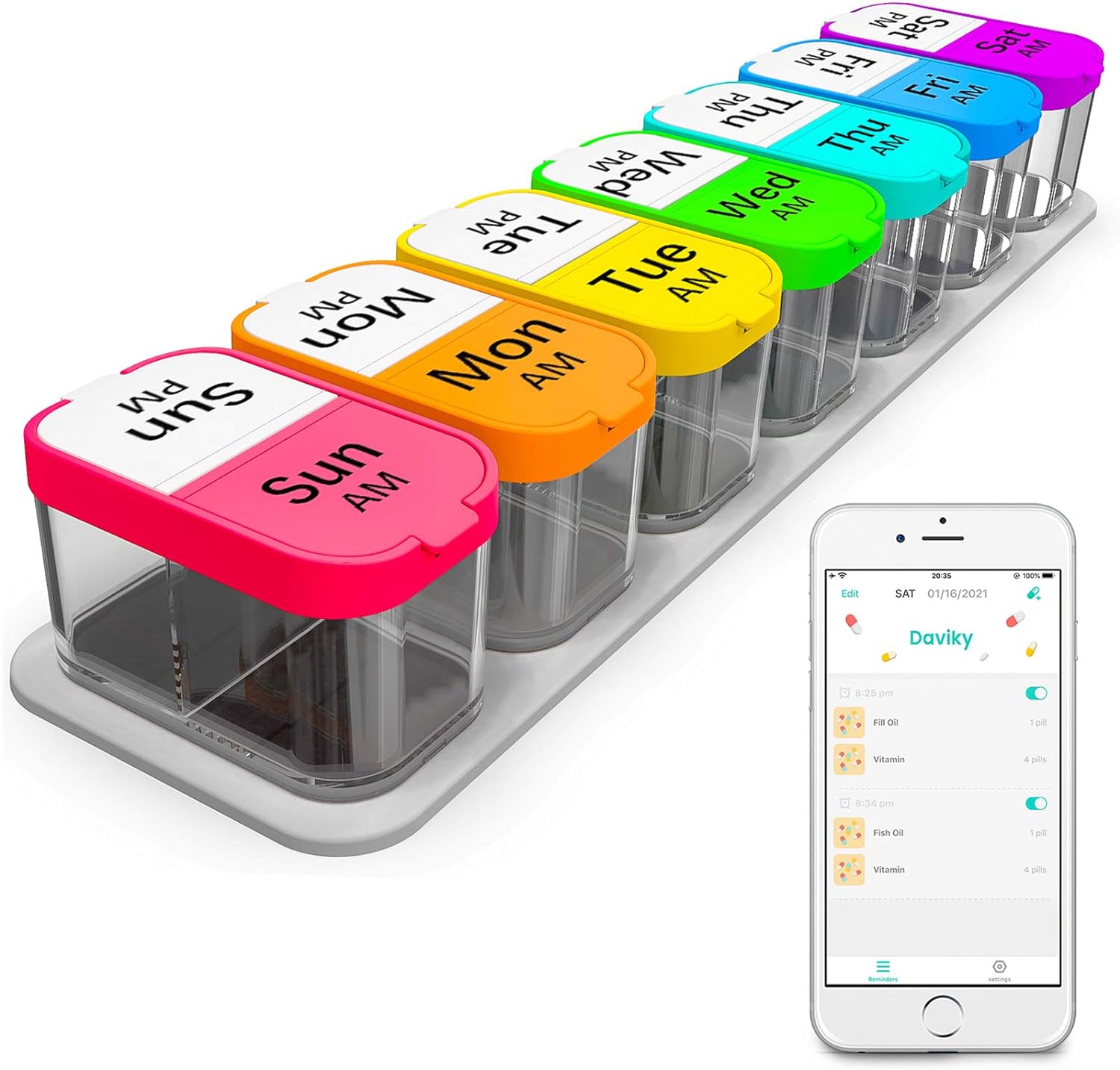 daviky-weekly-pill-organizer-with-4-daily-compartments---extra-large-size-for-easy-medication-management-2