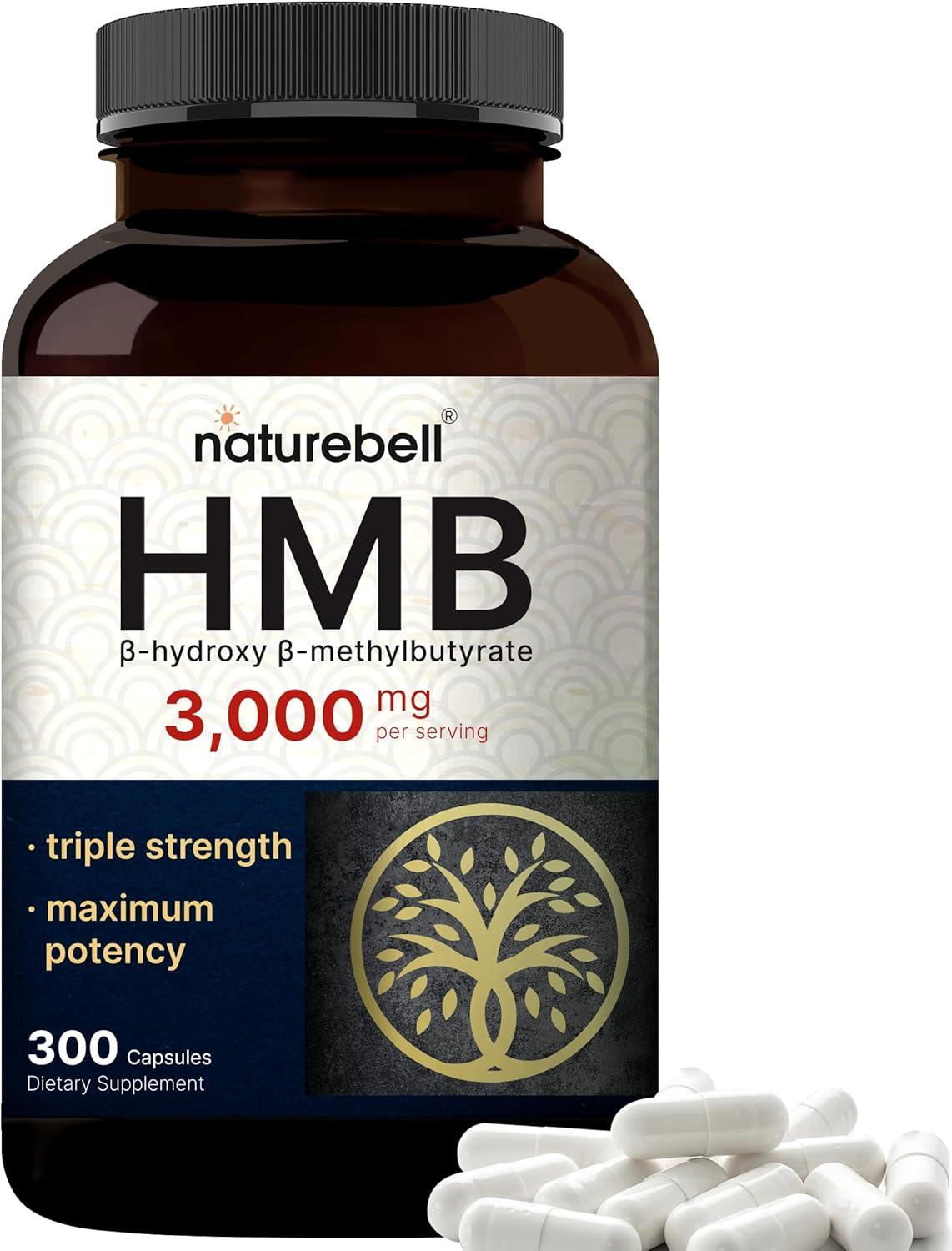 3000mg-hmb-beta-hydroxy-beta-methylbutyrate-supplement---300-capsules-triple-strength-lean-muscle-recovery-support---non-gmo-formula-by-naturebell-1