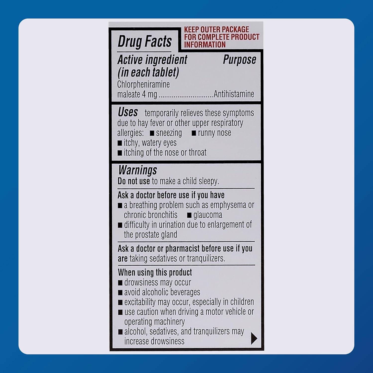 chlorpheniramine-maleate-4mg-tablets-for-allergy-relief---antihistamine-for-sneezing-itchy-eyes-runny-nose---100-count-5