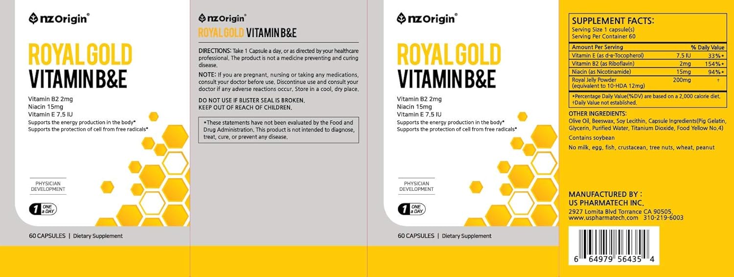 natural-nz-origin-royal-gold-vitamin-be-capsules-with-niacin-15mg---60-capsules-bottle-for-men-women-kids---dietary-supplements-for-cell-protection-and-energy-production-5