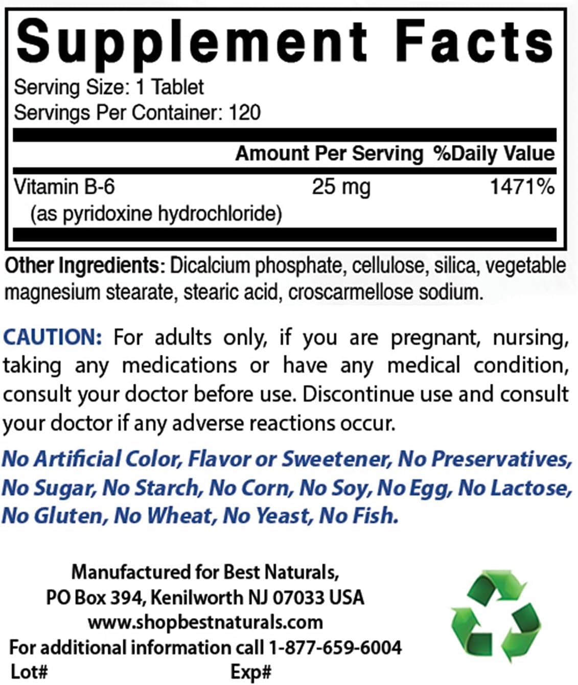 high-quality-best-naturals-vitamin-b6-25mg-tablets---120-count-pack---essential-daily-supplement-for-overall-health-and-wellness-2