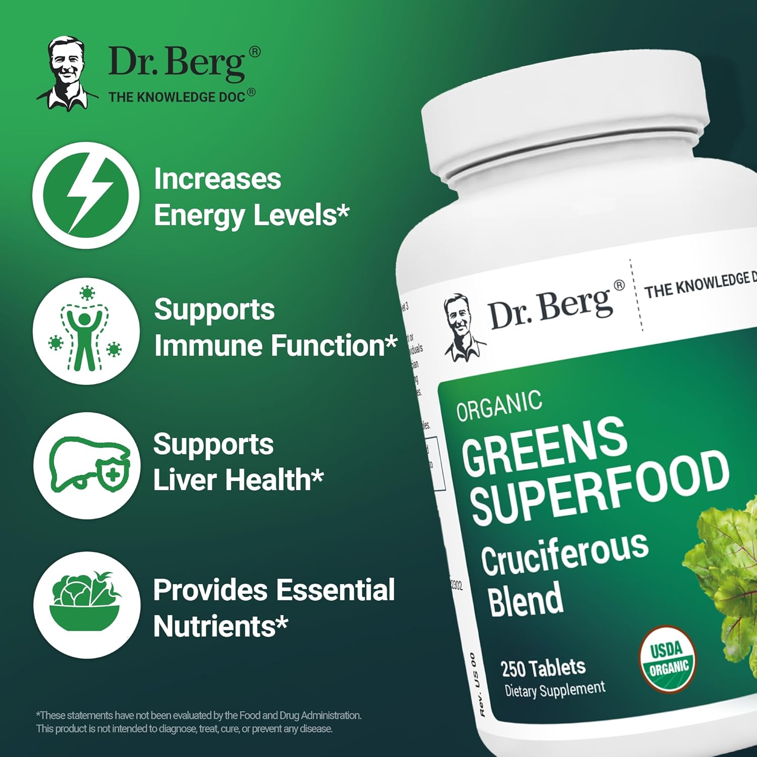 dr-bergs-greens-superfood-cruciferous-vegetable-tablets---250-tablets-for-energy-immune-system-liver-support-with-11-phytonutrient-super-greens---vegetable-supplements-for-adults-3