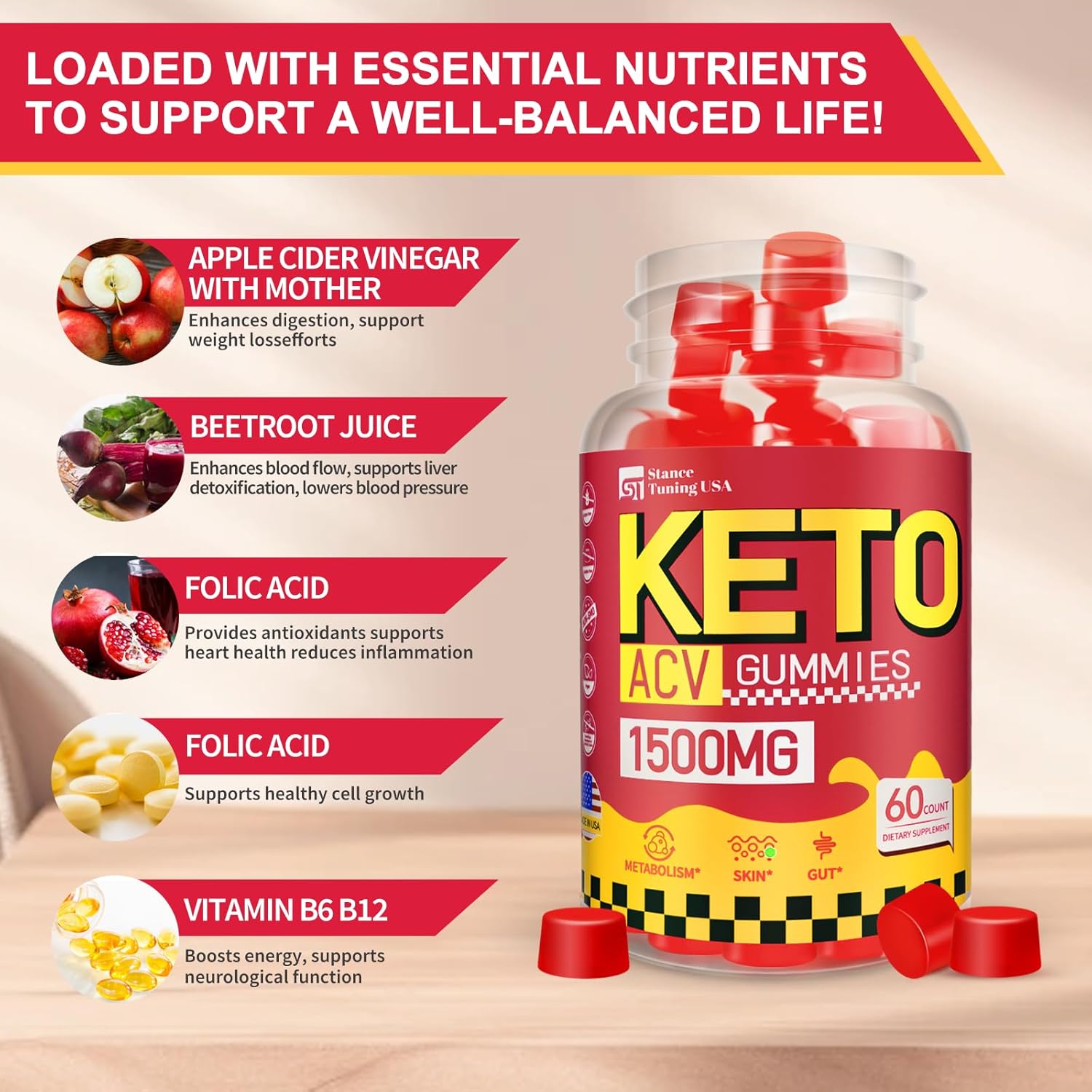 1500mg-acv-keto-gummies-with-probiotics-vitamins-for-gut-digestion---vegan-non-gmo-apple-cider-vinegar-gummies-for-women-and-men-by-stance-tuning-usa-5