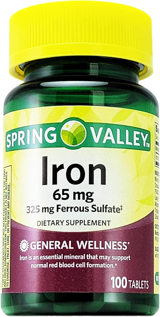 spring-valley-iron-65-mg-with-ferrous-sulfate---100-tablets-for-healthy-iron-levels-1