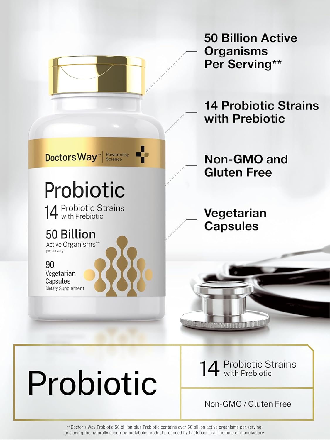 50-billion-probiotic-supplement-with-14-strains-prebiotic---90-capsules---doctors-way---vegetarian-non-gmo-gluten-free---for-men-and-women-4