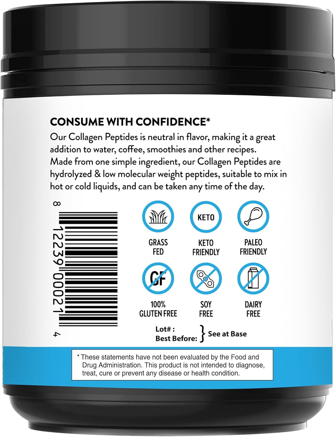 sandhus-1-lb-collagen-peptides-powder---unflavored-grass-fed-bovine-collagen---made-in-usa---supports-skin-hair-nails-mobility-joint-bone-health---22-servings-2