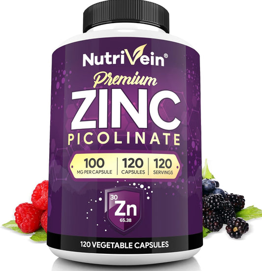 nutrivein-premium-zinc-picolinate-100mg-capsules---120-count---immunity-support-cellular-health---maximum-strength-bioavailable-supplement---essential-for-absorption-1