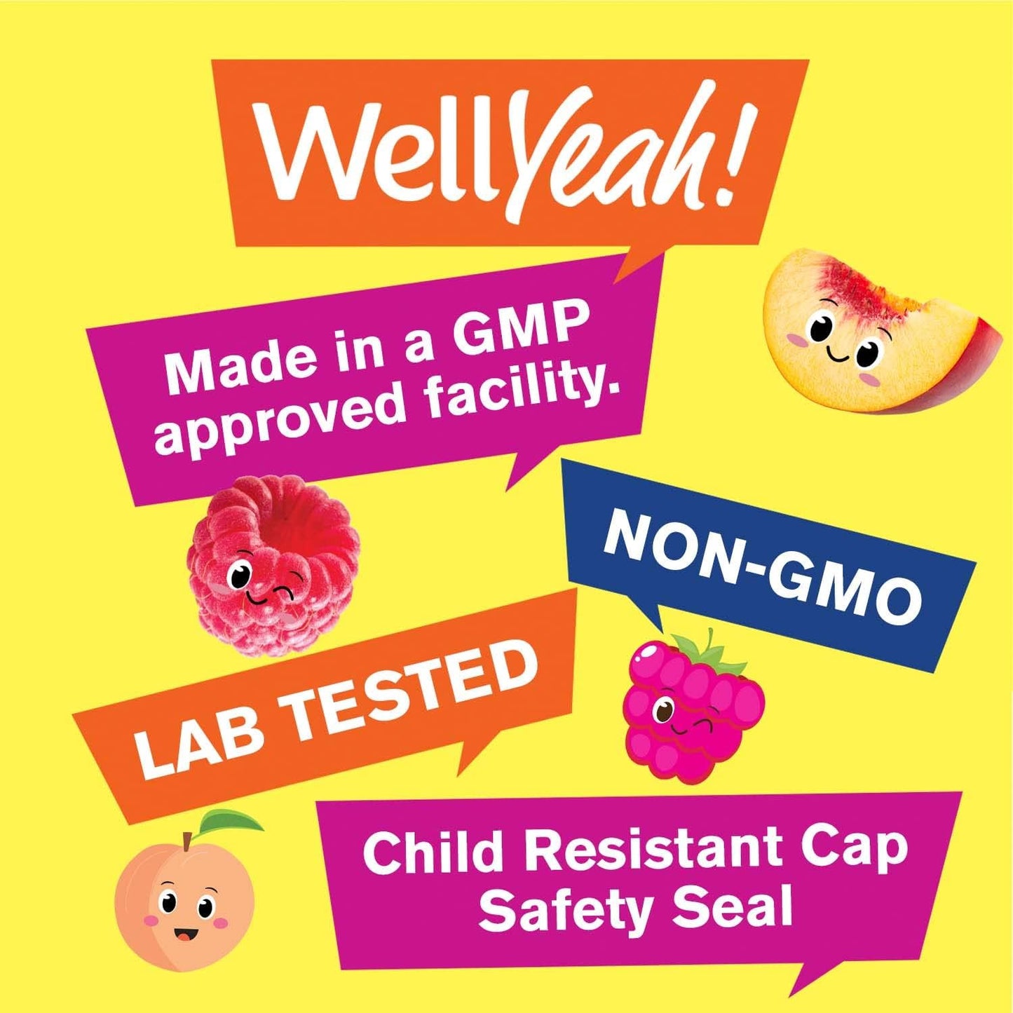 Natural Stress Relief Magnesium Citrate Gummies for Kids - 2 Pack (60 Gummies) - Chewable Mood Support Supplement - Non-GMO, Gluten Free, Natural Flavors - Espot.com.au