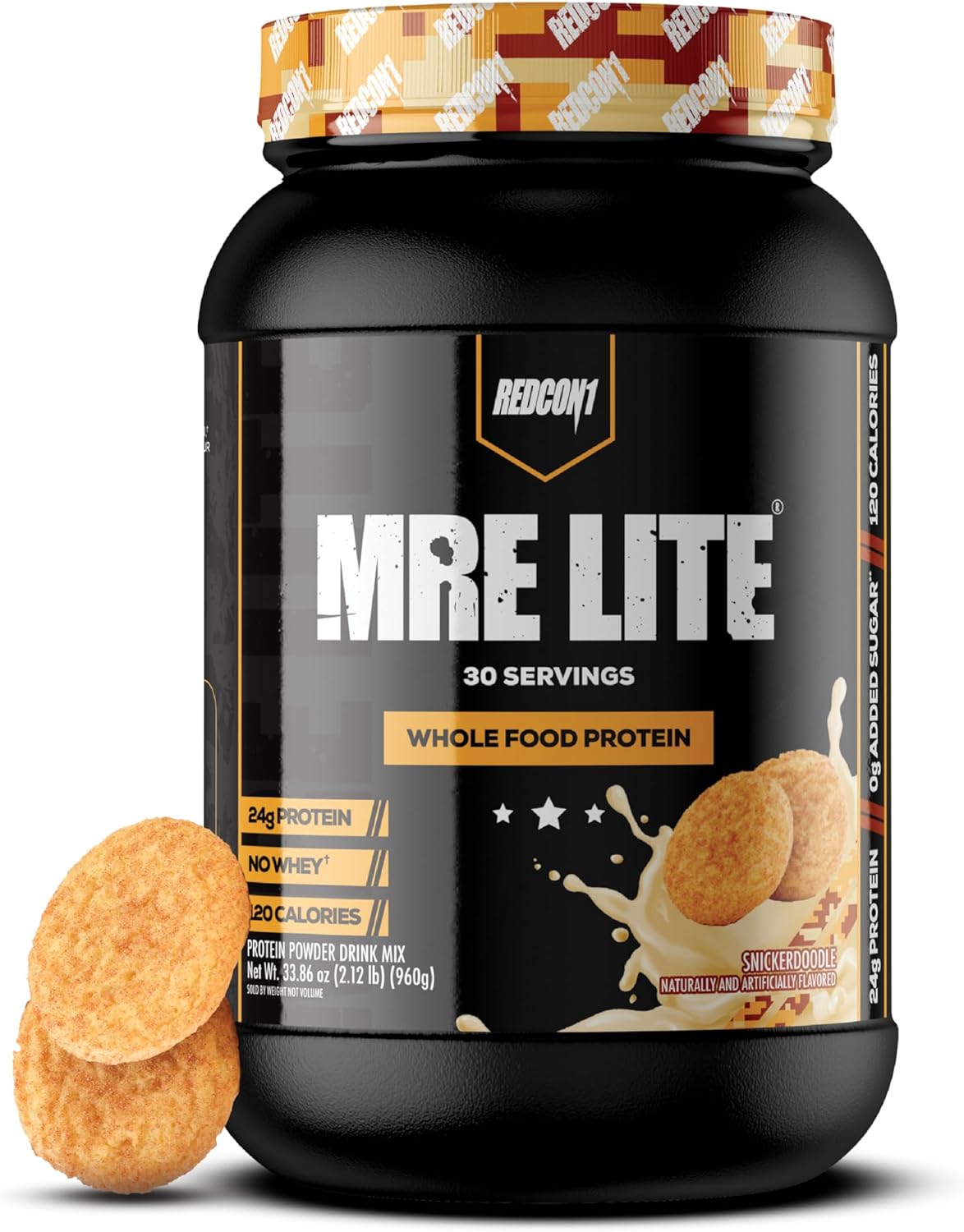 redcon1-mre-lite-snickerdoodle-whole-food-protein-powder---low-carb-meal-replacement-with-animal-protein-blends---easy-to-digest-supplement-with-mct-oils---30-servings-1