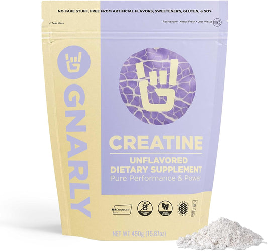vegan-nsf-sport-certified-creatine-powder-for-optimized-recovery---5g-creapure-monohydrate-supplement---unflavored-1587-oz---gnarly-nutrition-sports-nutrition-1