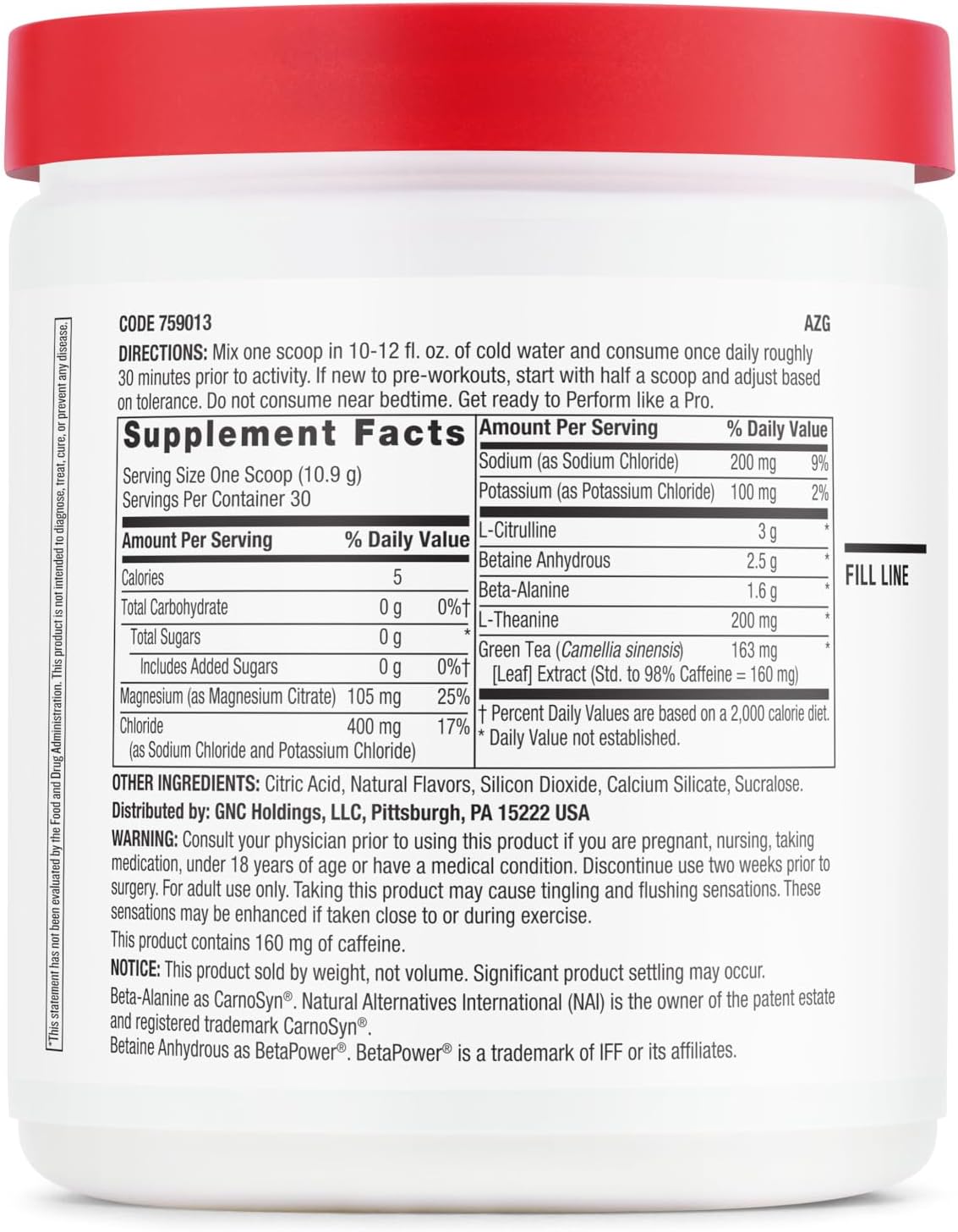 gnc-pro-performance-pre-workout-supplement---watermelon-flavor---30-servings-2