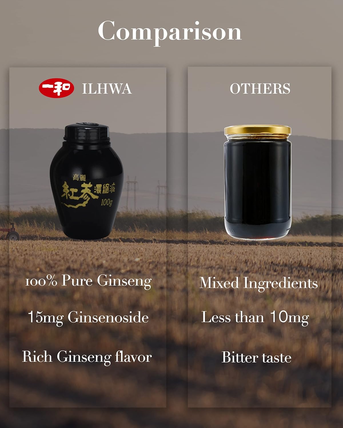 100-pure-korean-ginseng-tea---ilhwa-pure-concentrated-ginseng-extract-353-oz-100g---boost-immunity-with-1500mg-ginsenoside-4