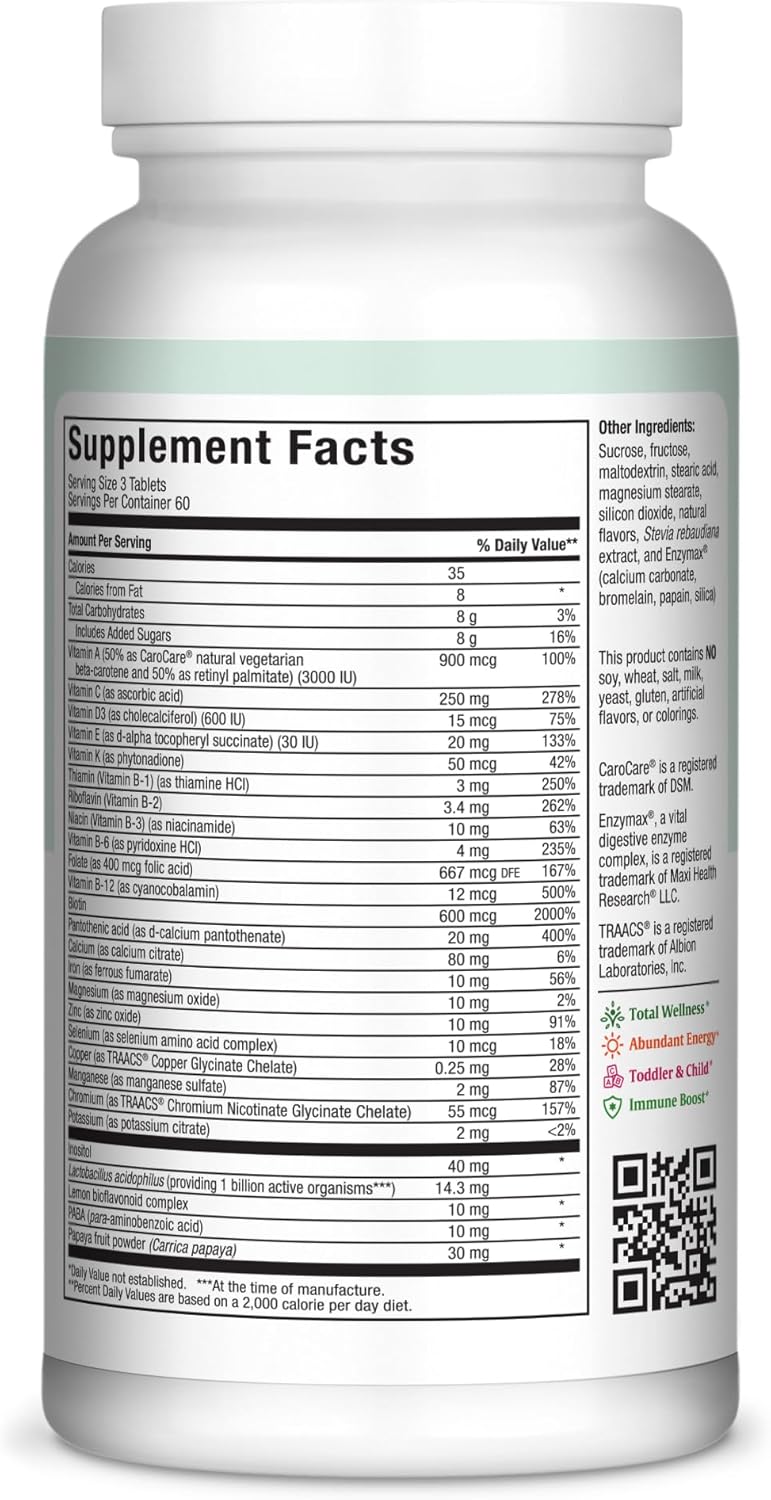 cherry-flavored-chewable-multivitamin-for-kids-teens-and-adults---kosher-iron-multivitamin-tablets---180-count-2