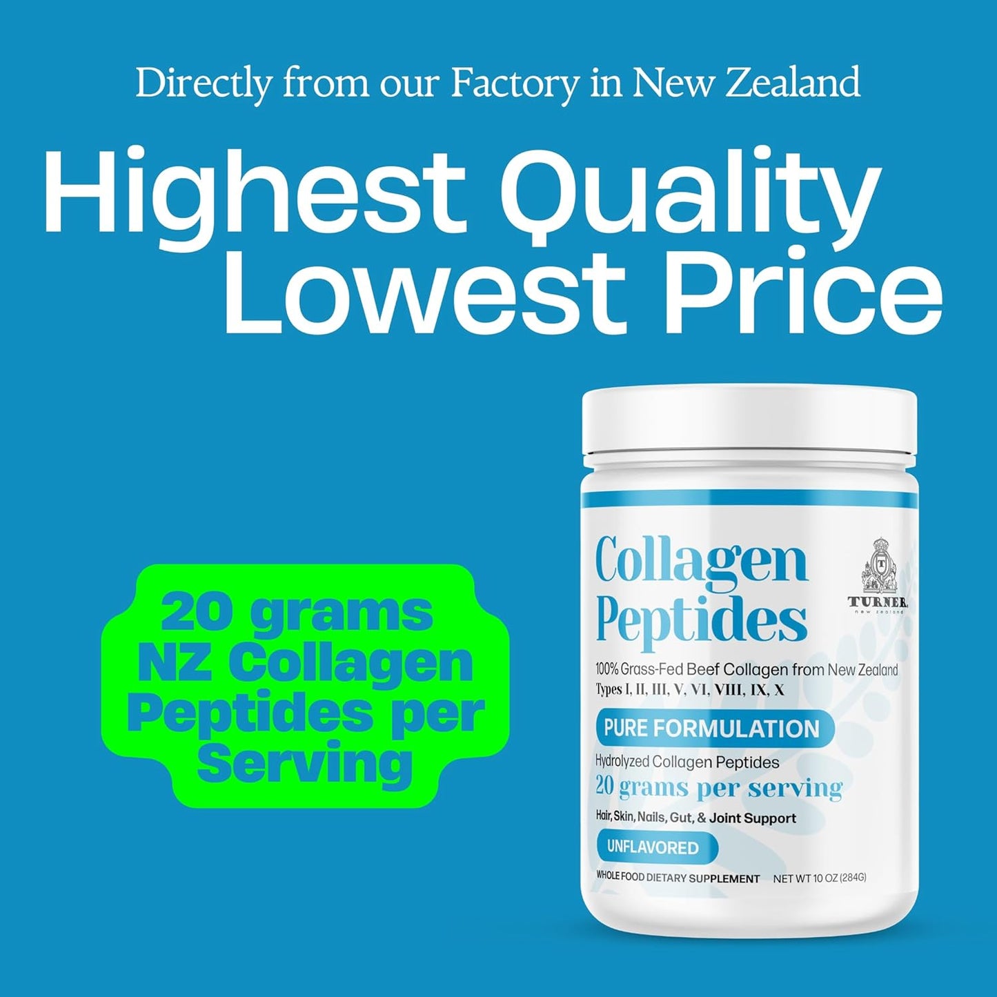 grass-fed-beef-bone-collagen-peptides-powder-from-new-zealand---pure-formula-unflavored---10-oz-2