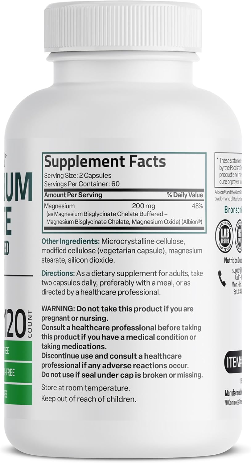 high-absorption-magnesium-glycinate-200-mg---gentle-on-stomach-non-gmo-120-vegetarian-capsules---chelated-for-best-results-2