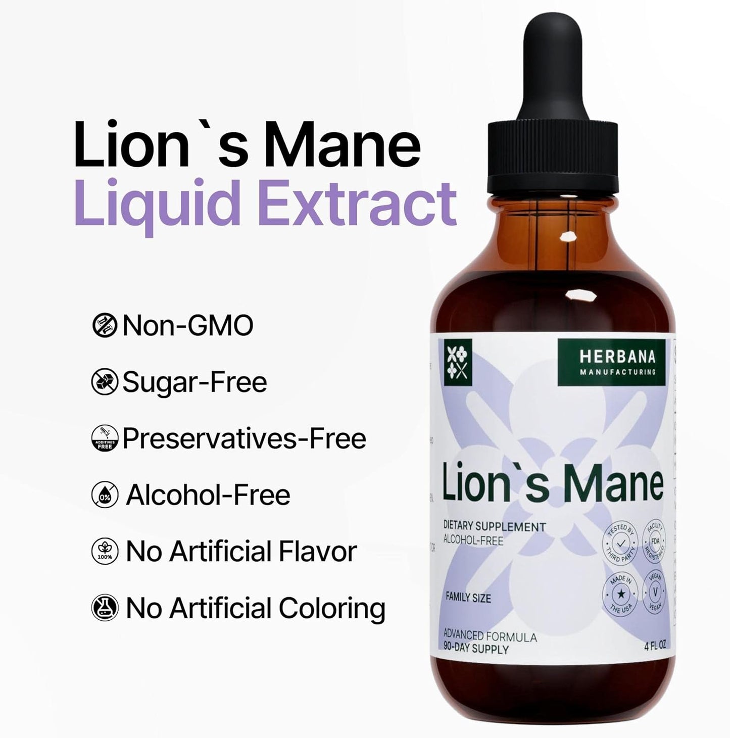 herbana-manufacturing-lions-mane-liquid-extract-4-fl-oz---mushroom-drops-for-brain-memory-mental-clarity-immune-support---high-potency-tincture---90-day-supply-5