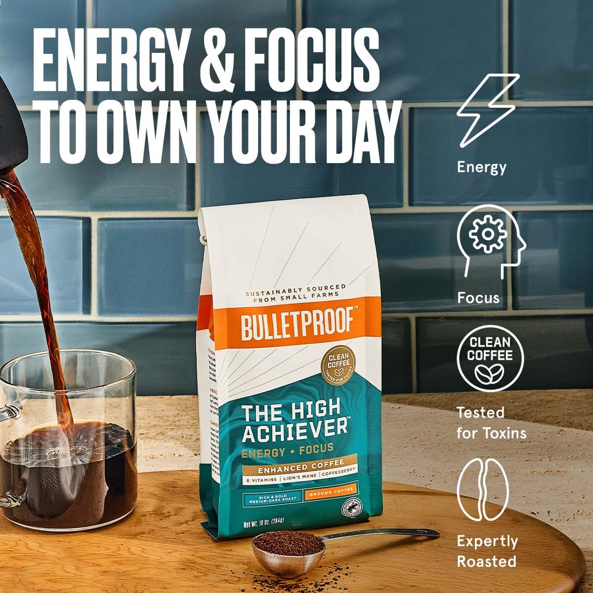 bulletproof-high-achiever-ground-coffee---10oz-medium-dark-roast-with-lions-mane-b-vitamins-and-adaptogens-for-energy-and-focus-3