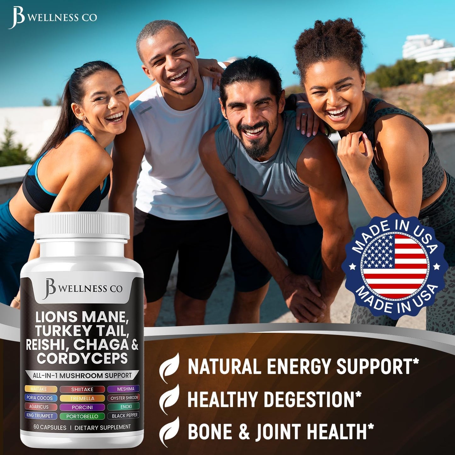 lions-mane-turkey-tail-mushroom-supplement-for-cognitive-immune-support---60-count-with-reishi-cordyceps-chaga-marshmallow-root---jb-wellness-co-4