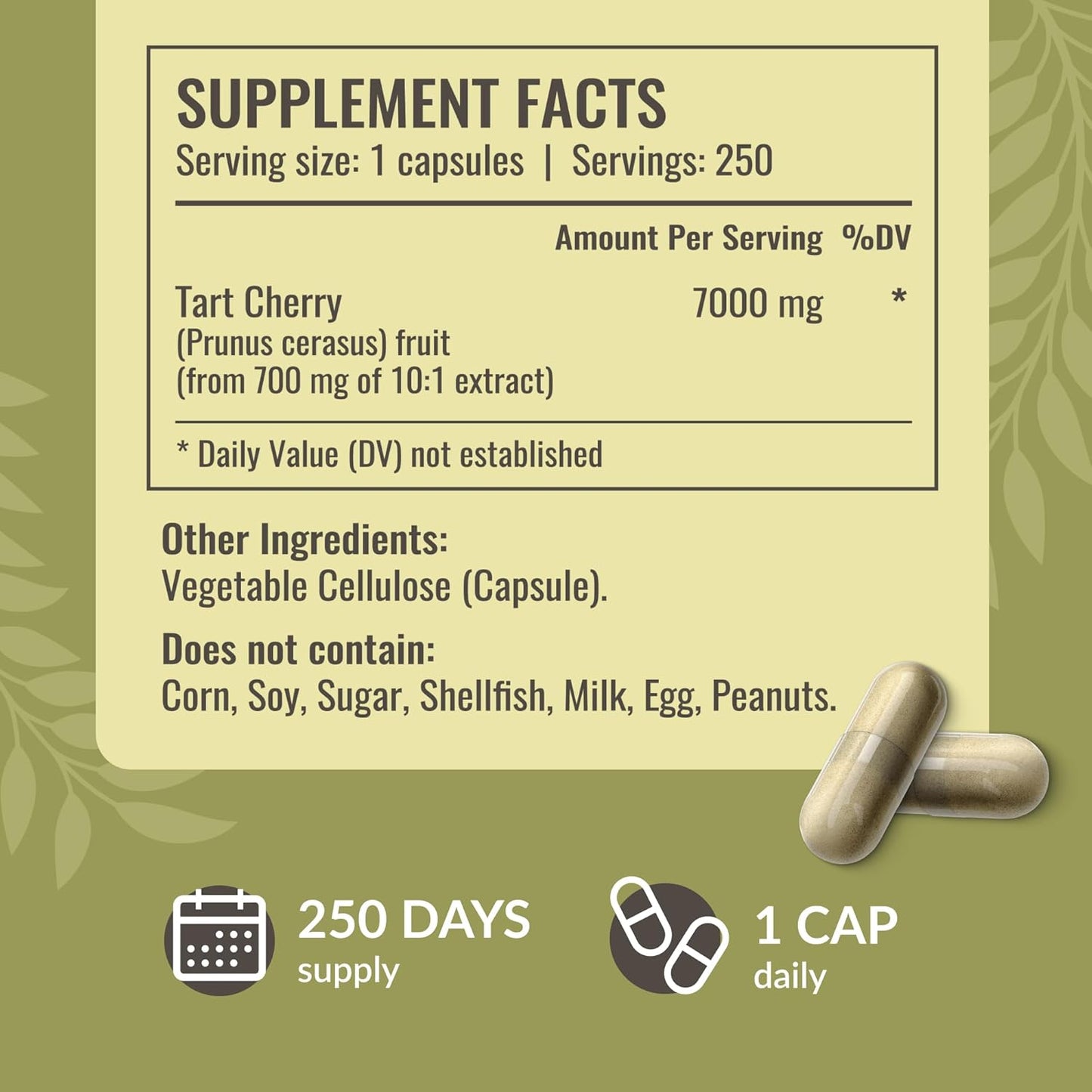 tart-cherry-extract-capsules---7000mg-juice-powder-for-uric-acid-cleanse-support---vegan-antioxidant-supplement---250-capsules-3