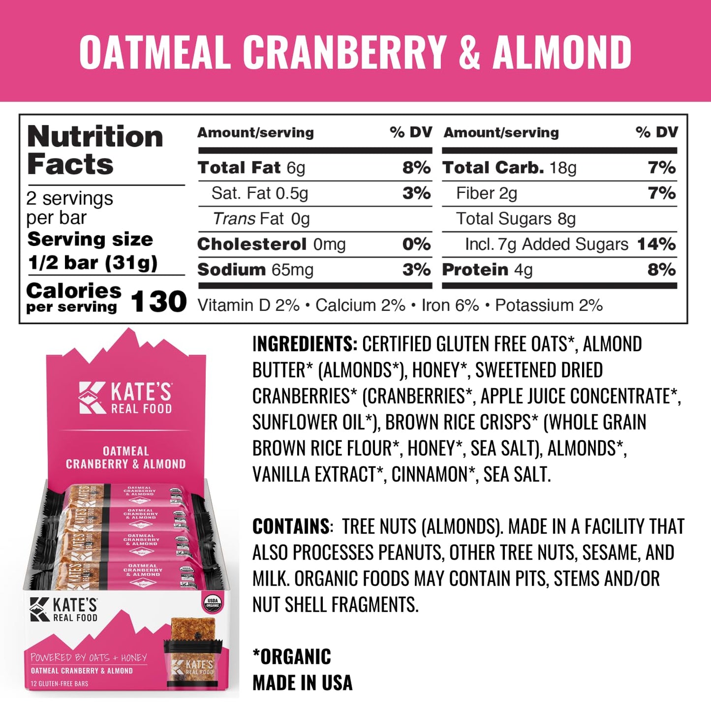 kates-real-food-organic-energy-bars---non-gmo-gluten-free-healthy-snack-with-oatmeal-cranberry-almond---pack-of-12-6