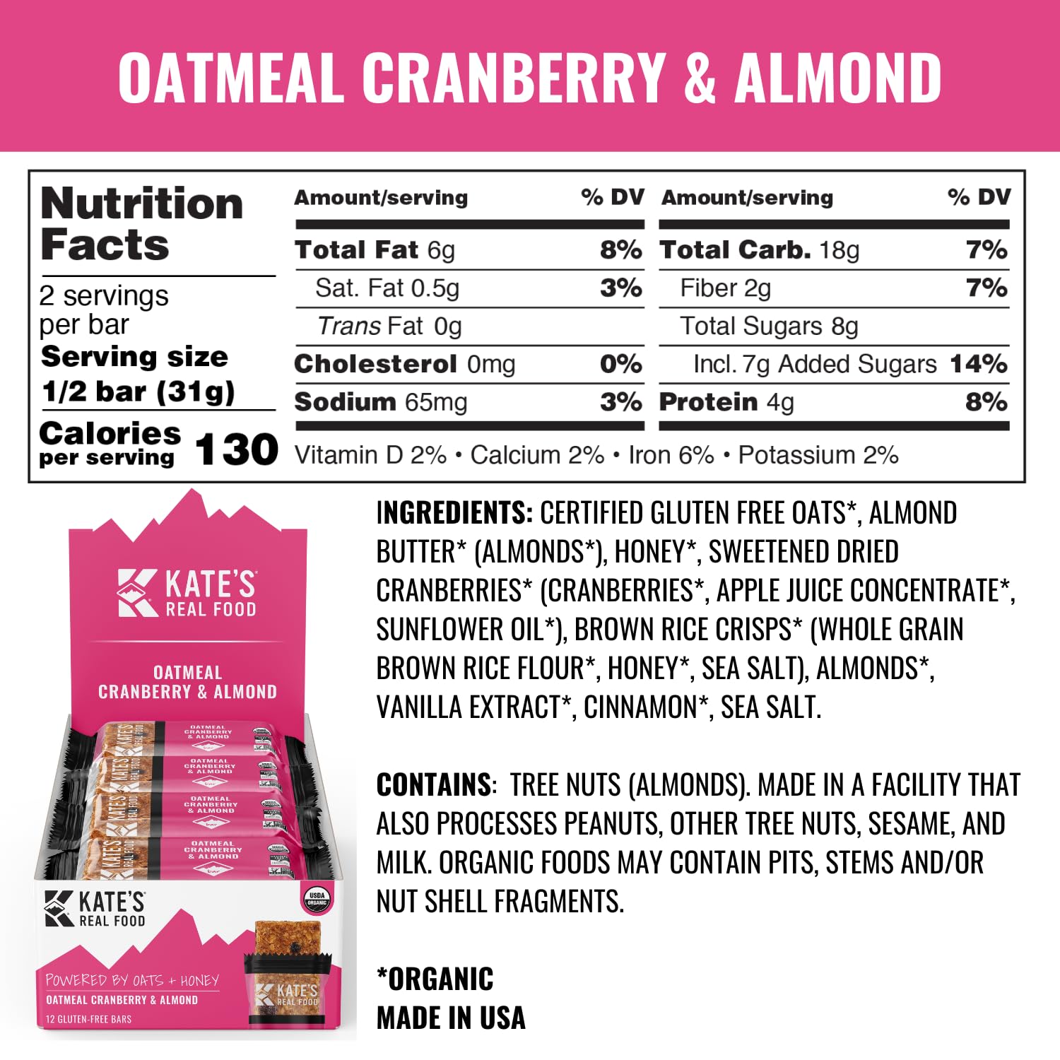 kates-real-food-organic-energy-bars---non-gmo-gluten-free-healthy-snack-with-oatmeal-cranberry-almond---pack-of-12-6