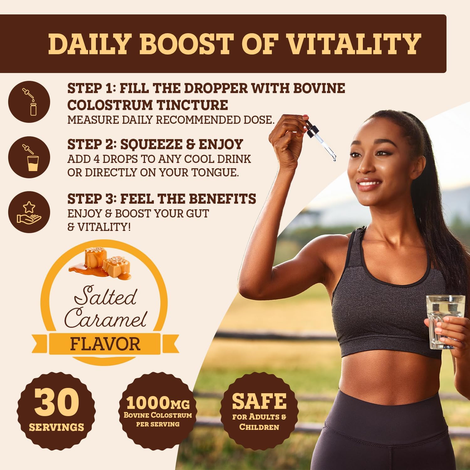 salted-caramel-liquid-bovine-colostrum-supplement-for-gut-health-immunity-energy---range-roots---supports-hair-skin-nails---30-servings-5