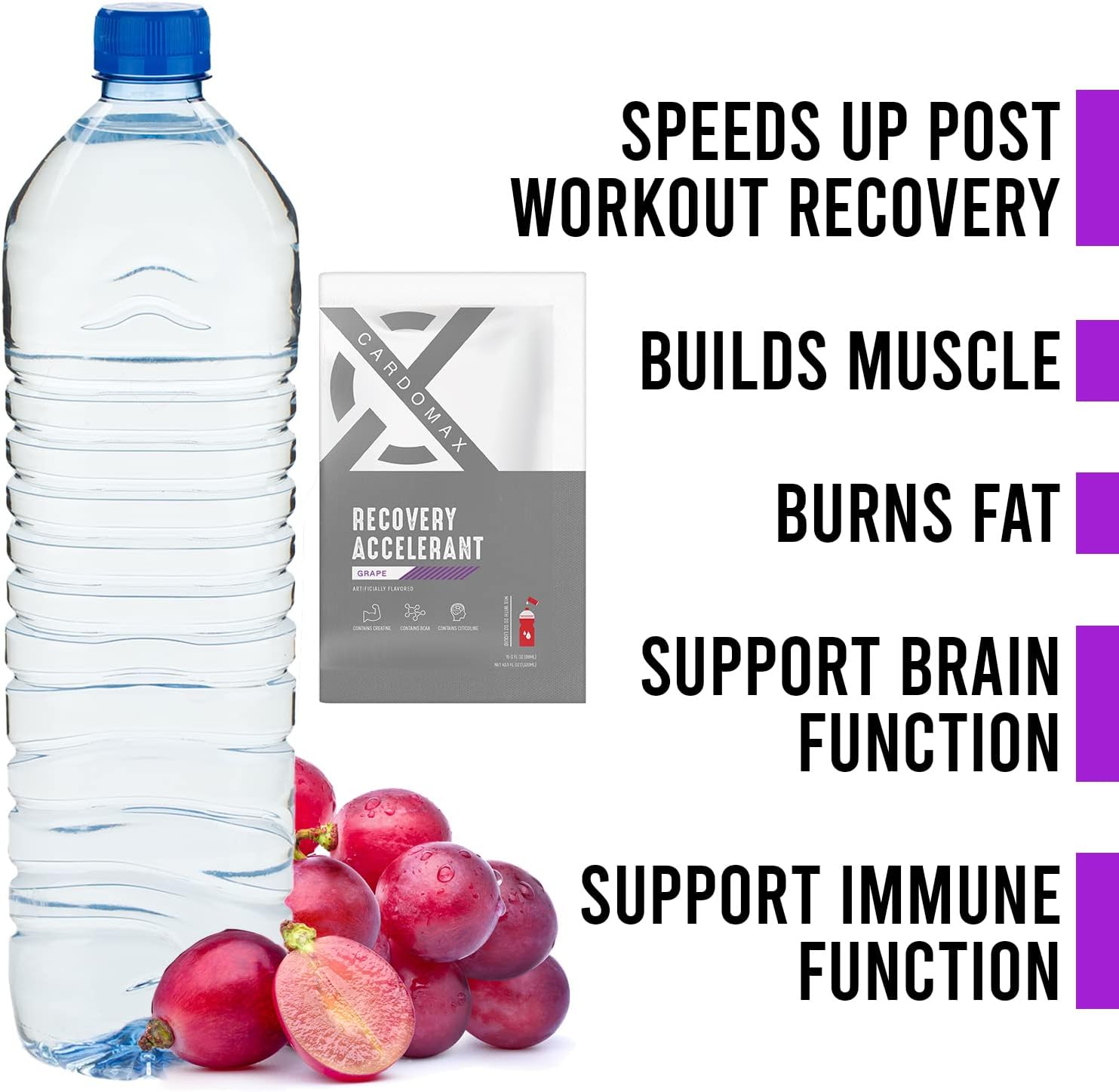 cardomax-grape-recovery-accelerant-liquid-water-flavoring---bcaas-glutamine-creatine-vitamin-c---keto-vegan-sugar-free---muscle-recovery-drink-3