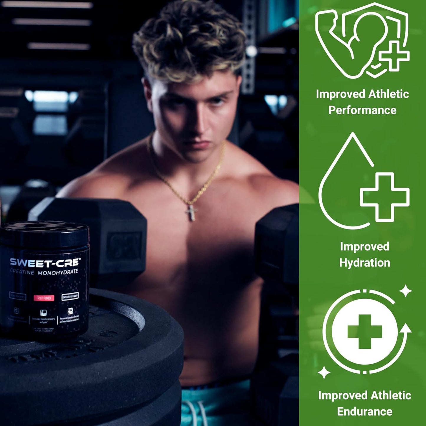 Delicious Sweet Cre Sweet IV Electrolyte Powder - Lemon Flavored Drink Mix with Magnesium & Copper for Sports Enthusiasts - 40 Servings - Espot.com.au