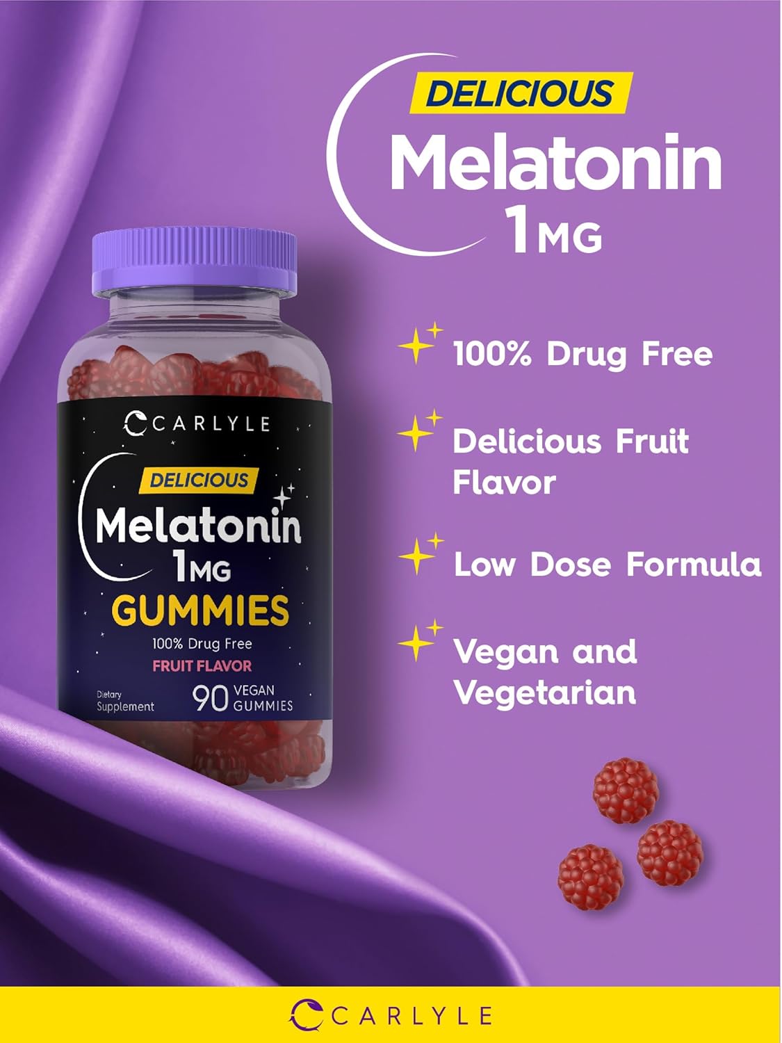 carlyle-melatonin-gummies---90-count-1mg---vegan-non-gmo-gluten-free---fruit-flavored-sleep-aid-4