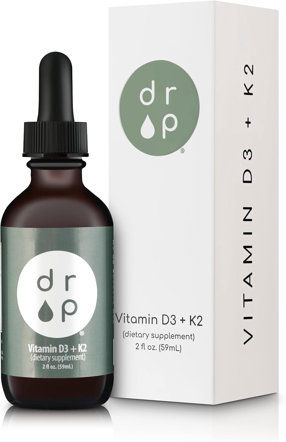 Organic Trace Minerals, Elderberry, Vitamin B12, Vitamin D3+K2 Drops Bundle - D R P Drop Supplements for Immune Support - Espot.com.au