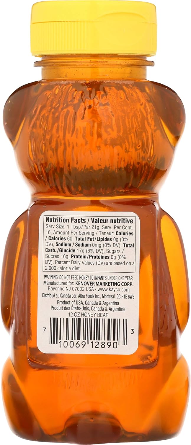 two-pack-of-gefen-us-grade-a-12oz-honey-bears---100-clover-honey-no-fillers-gluten-free-2