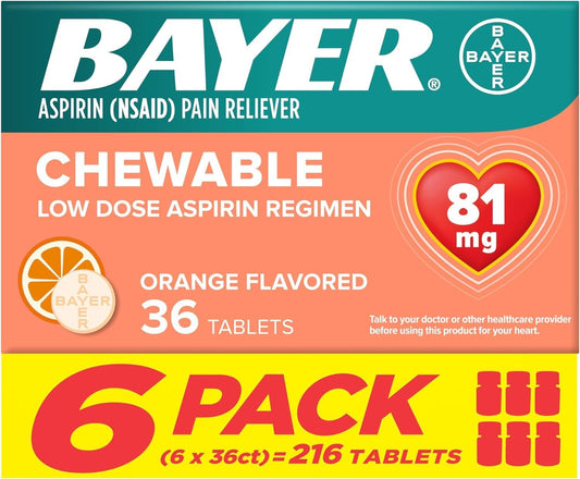 bayer-aspirin-low-dose-81-mg-chewable-tablets-orange-flavored-pain-reliever---6-pack-of-216-tablets-1