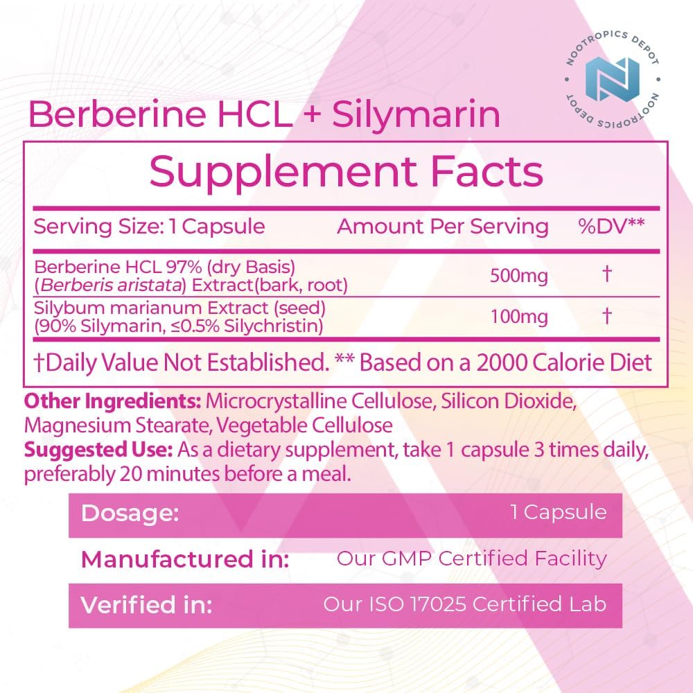 berberine-hcl-silymarin-capsules-500mg-90mg-60-count-supports-cellular-metabolic-function-nootropics-depot-2