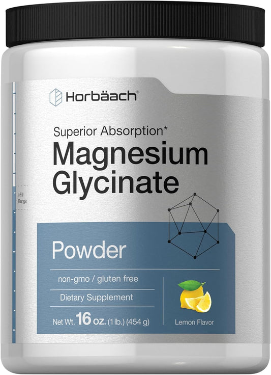 1-lb-lemon-flavored-horbach-magnesium-glycinate-powder-for-superior-absorption---non-gmo-gluten-free-1